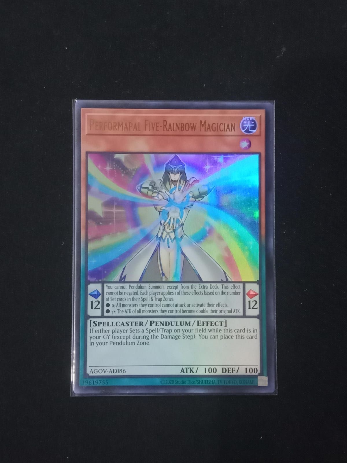 AGOV-AE086 Performapal Five-Rainbow Magician Ultra Rare
