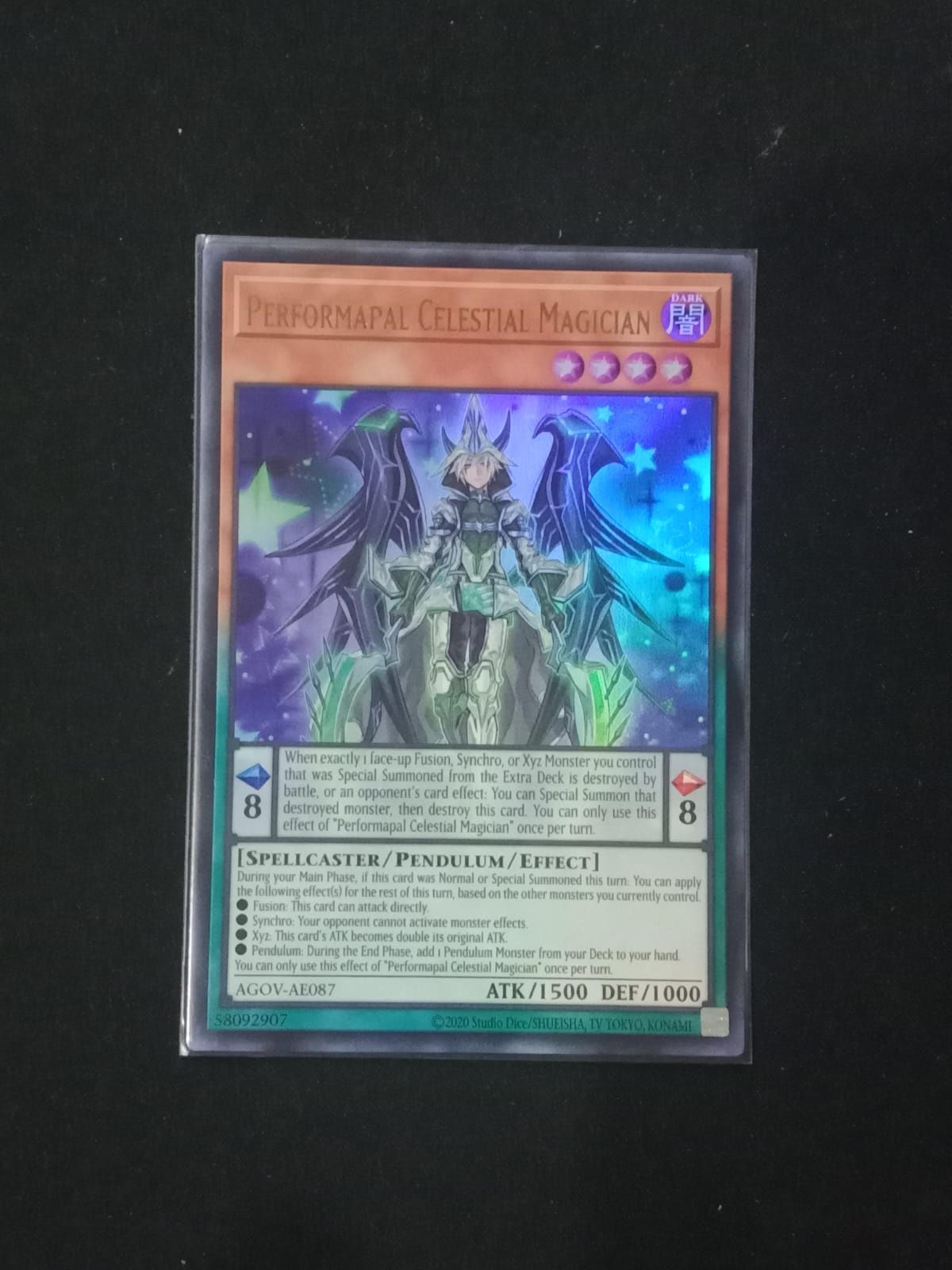 AGOV-AE087 Performapal Celestial Magician Ultra Rare