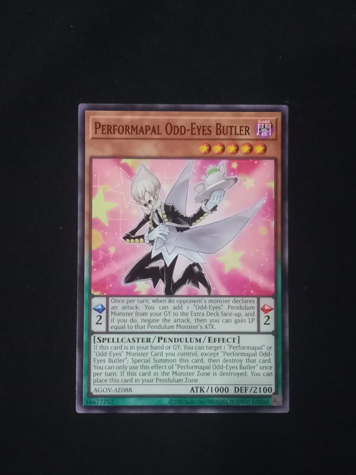 AGOV-AE088 Performapal Odd-Eyes Butler Common