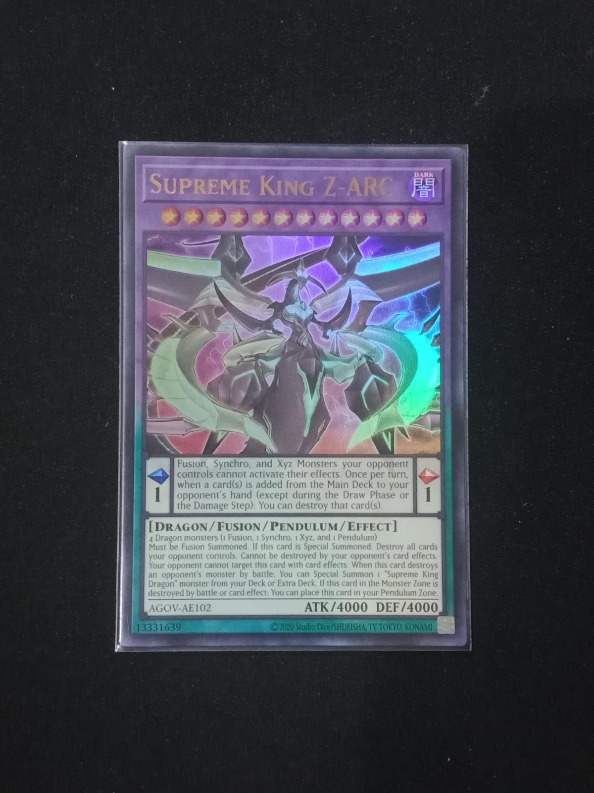 AGOV-AE102 Supreme King Z-ARC Ultra Rare