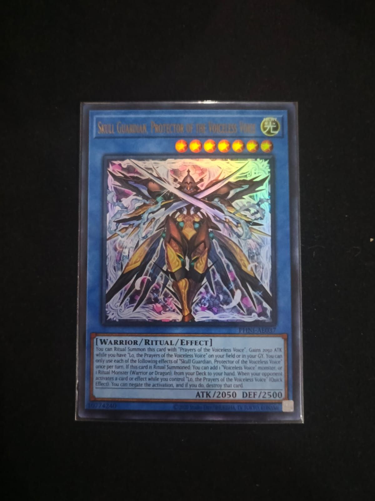 PHNI-AE037 Skull Guardian, Protector of the Voiceless Voice Ultra Rare