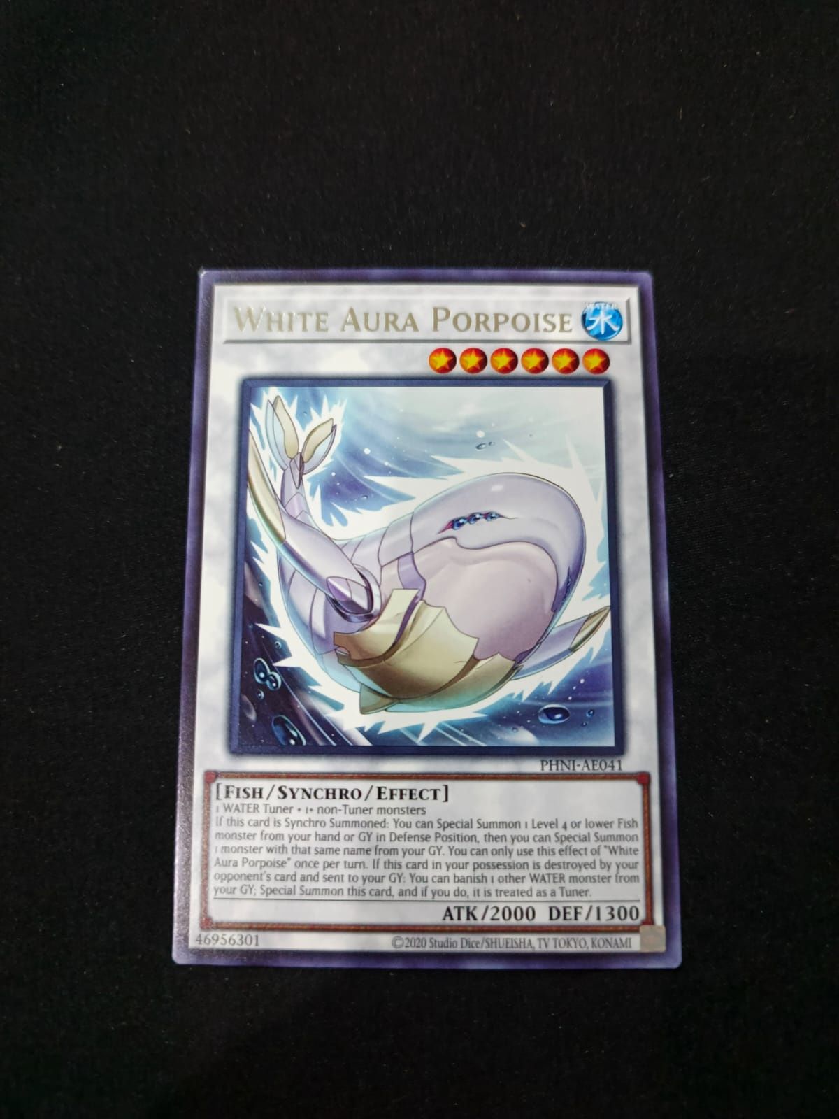 PHNI-AE041 White Aura Porpoise Rare