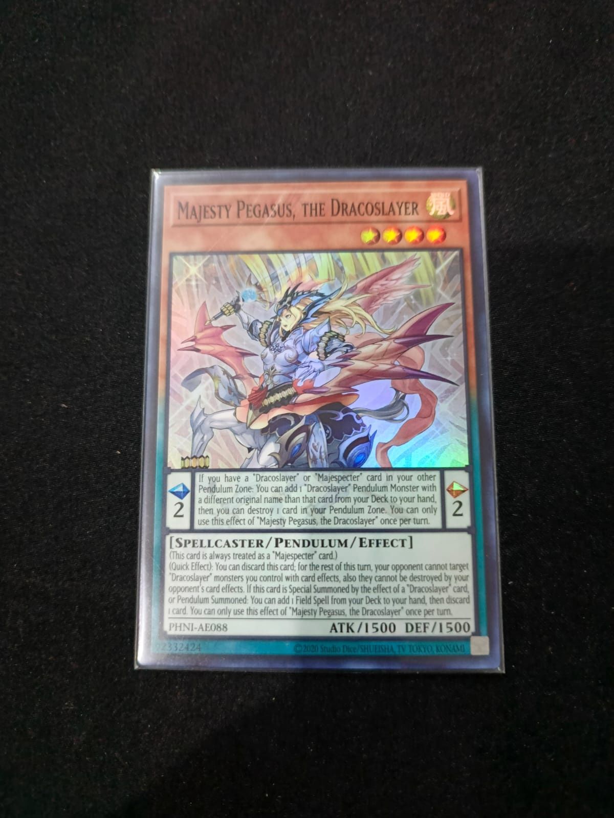 PHNI-AE088 Majesty Pegasus, the Dracoslayer Super Rare