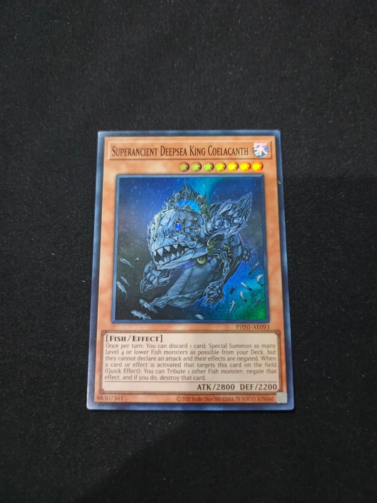 PHNI-AE093 Superancient Deepsea King Coelacanth Super Rare