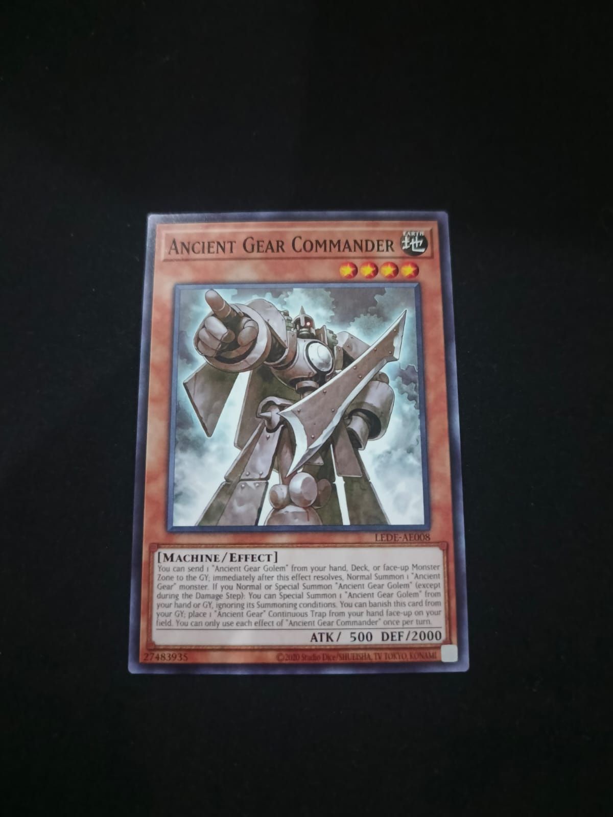 LEDE-AE008 Ancient Gear Commander Common