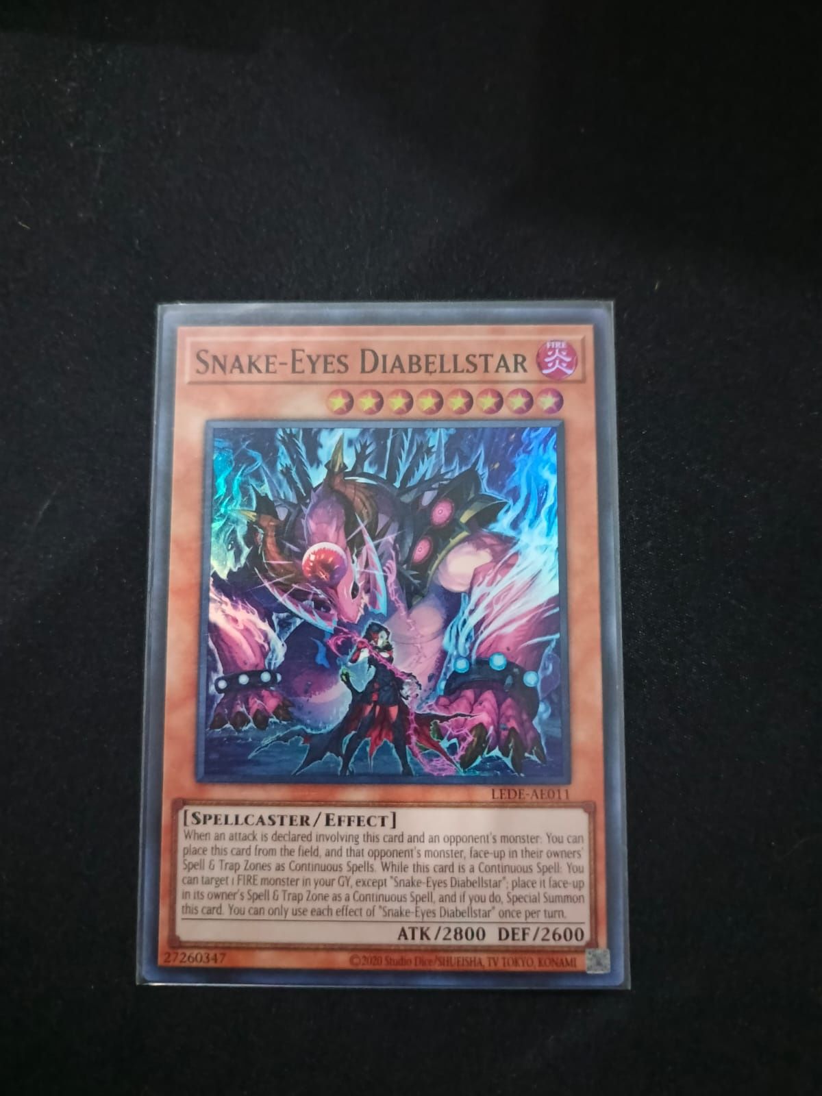 LEDE-AE011 Snake-Eyes Diabellstar Super Rare