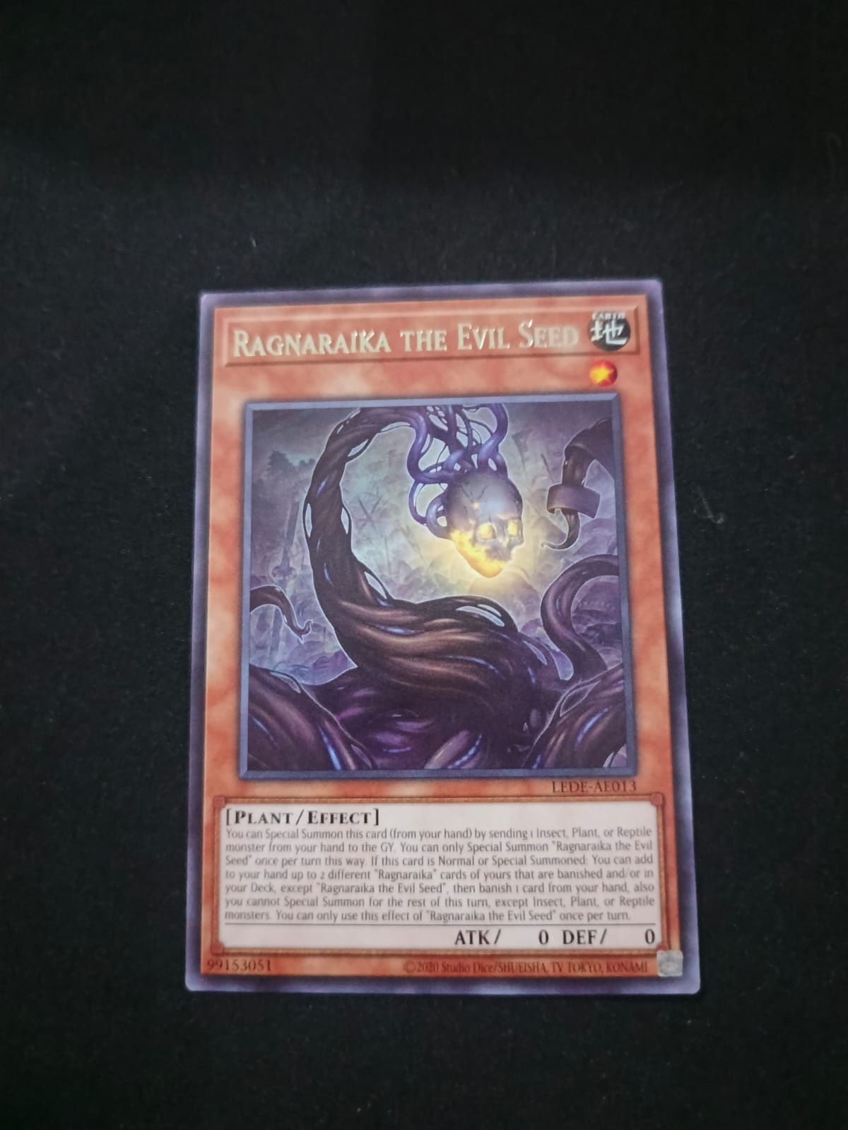 LEDE-AE013 Ragnaraika the Evil Seed Rare