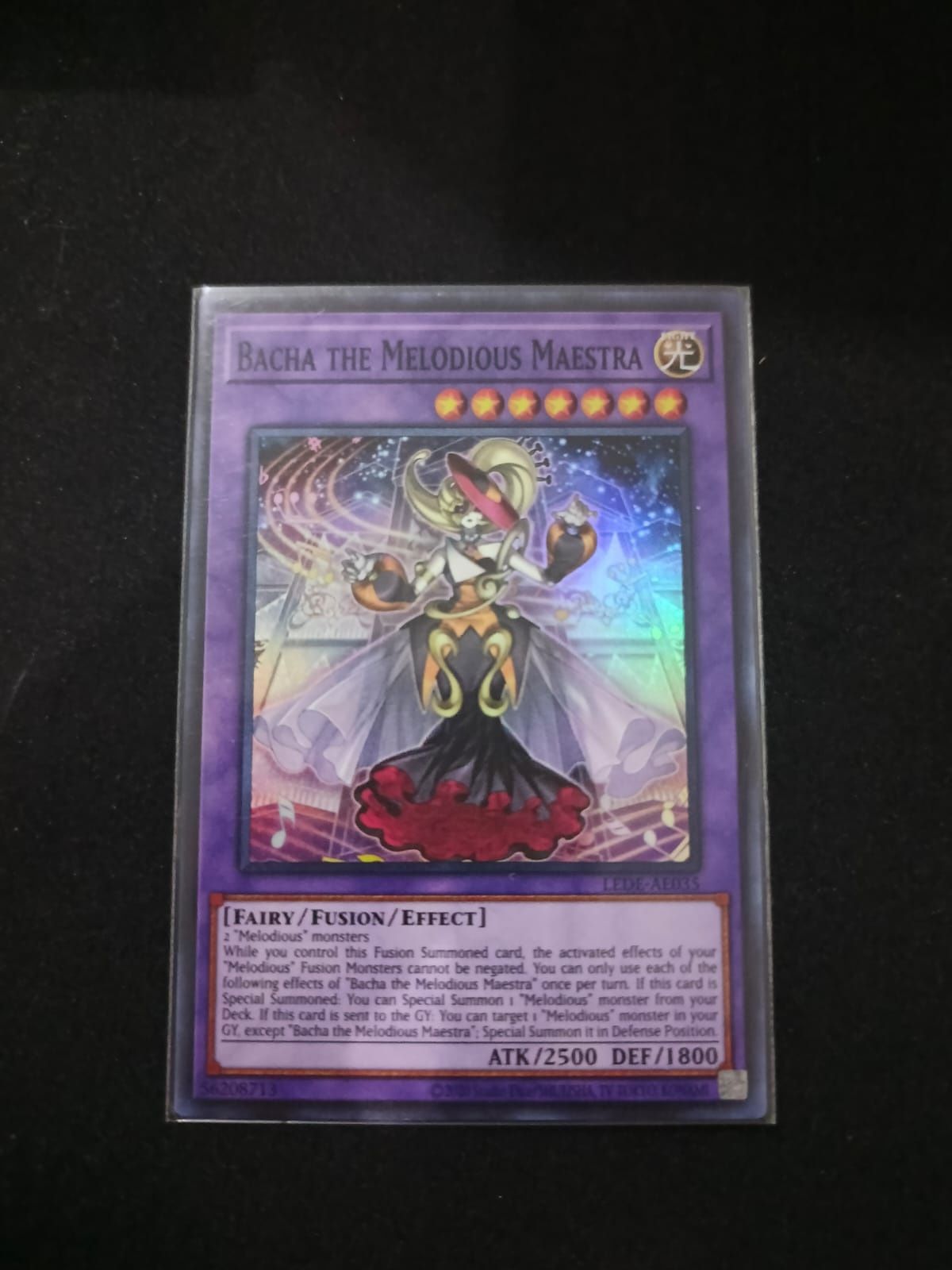 LEDE-AE035 Bacha the Melodious Maestra Super Rare