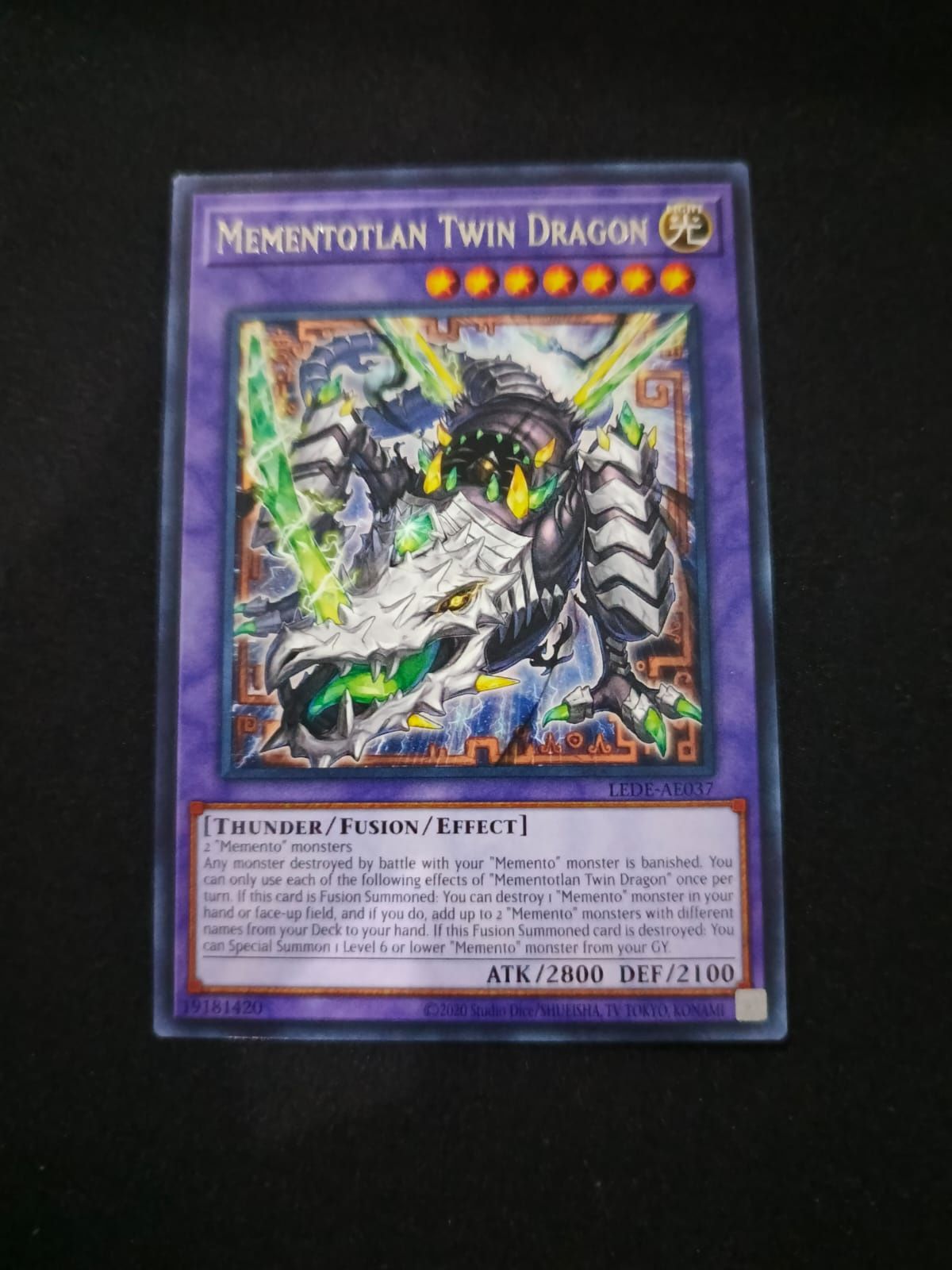 LEDE-AE037 Mementotlan Twin Dragon Rare