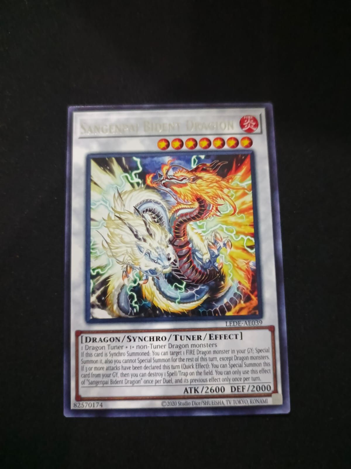 LEDE-AE039 Sangenpai Bident Dragion Rare