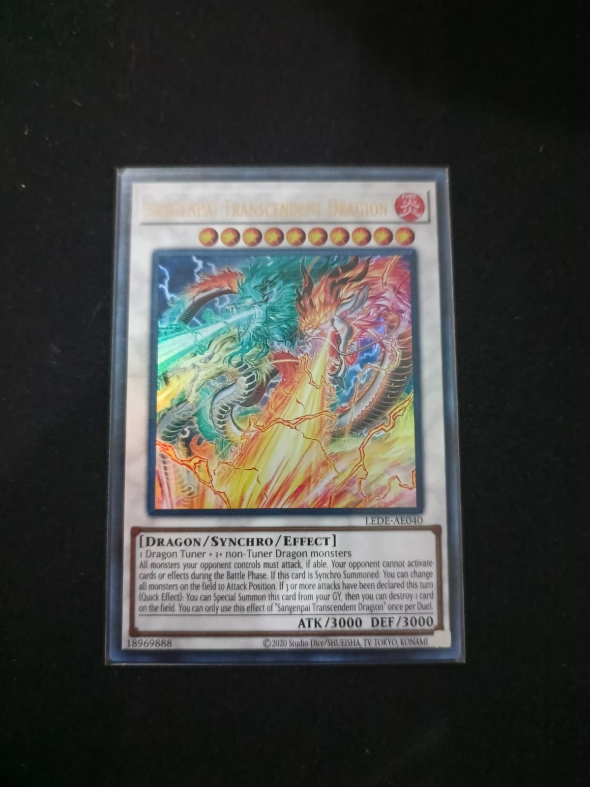 LEDE-AE040 Sangenpai Transcendent Dragion Ultra Rare