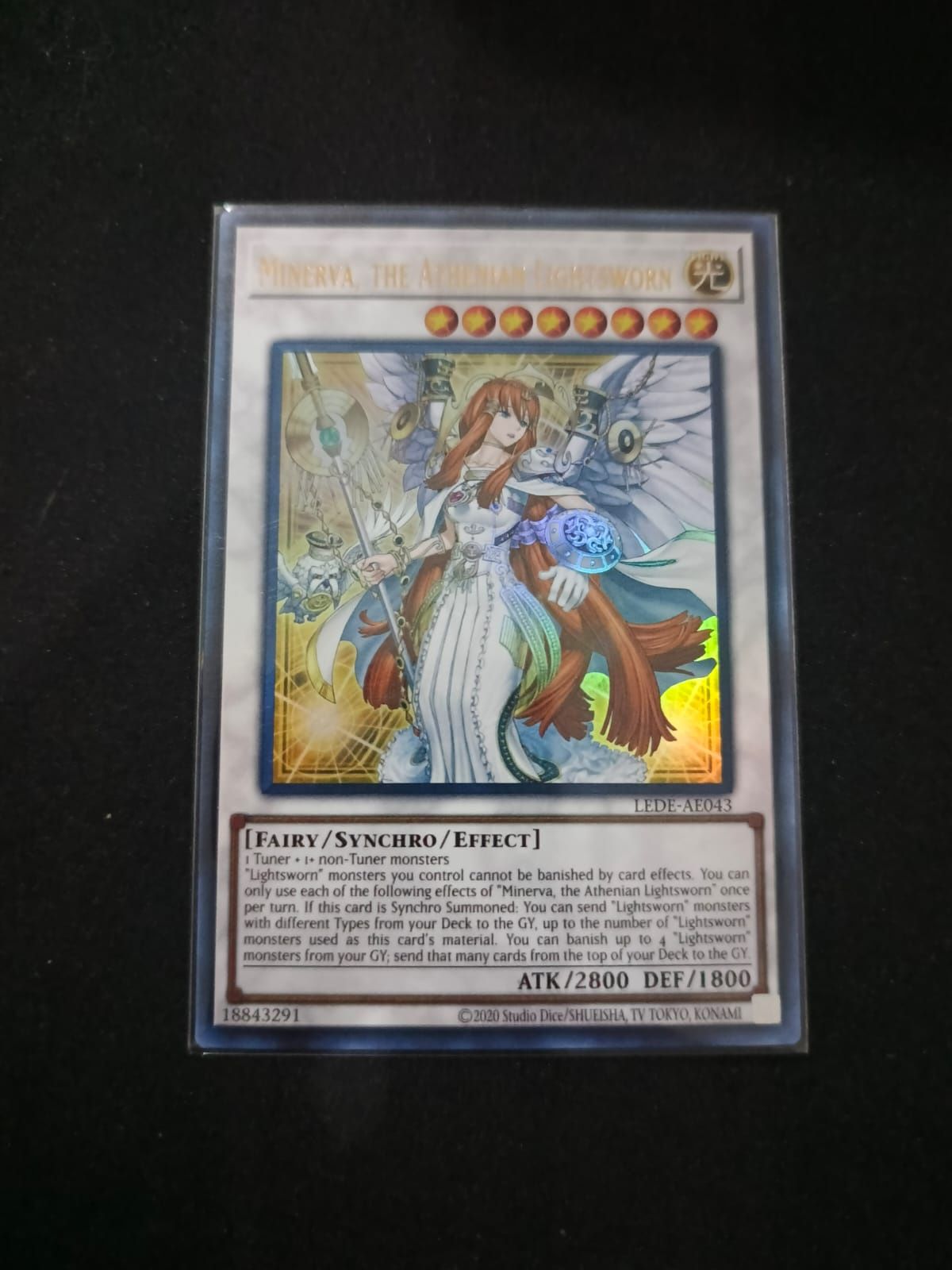 LEDE-AE043 Minerva, the Athenian Lightsworn Ultra Rare