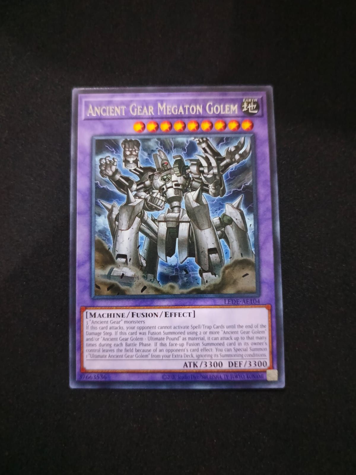 LEDE-AE104 Ancient Gear Megaton Golem Rare