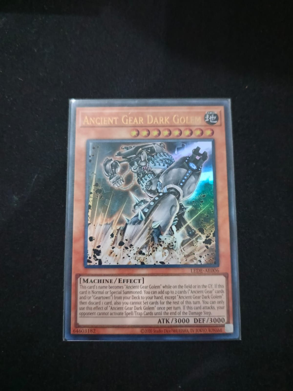 LEDE-AE006 Ancient Gear Dark Golem Ultra Rare