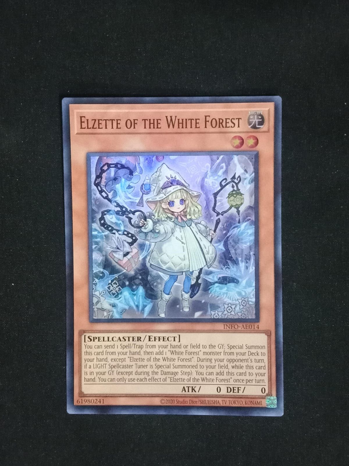 INFO-AE014 Elzette of the White Forest Super Rare