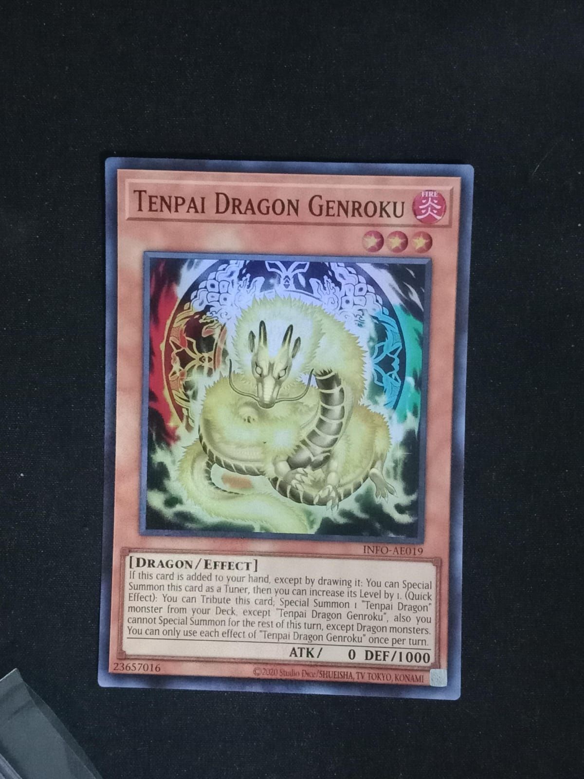 INFO-AE019 Tenpai Dragon Genroku Super Rare
