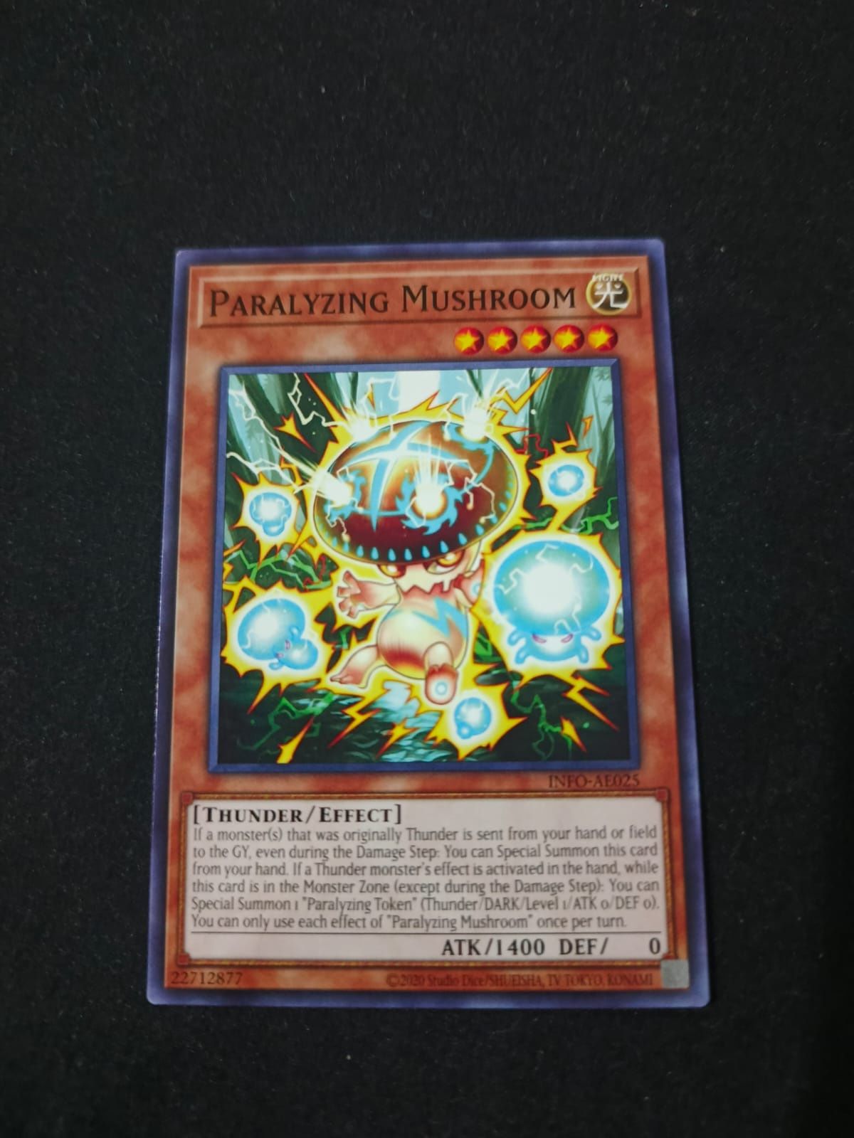 INFO-AE025 Paralyzing Mushroom Common