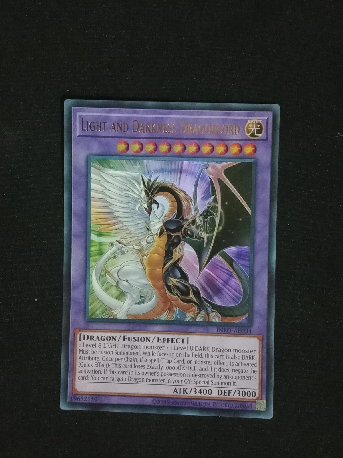 INFO-AE034 Light and Darkness Dragonlord Ultra Rare
