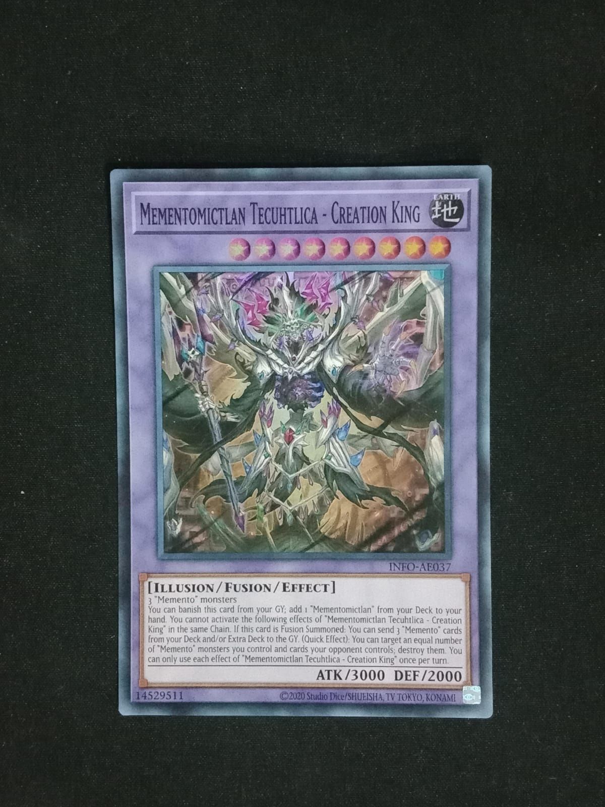 INFO-AE037 Mementomictlan Tecuhtlica - Creation King Super Rare