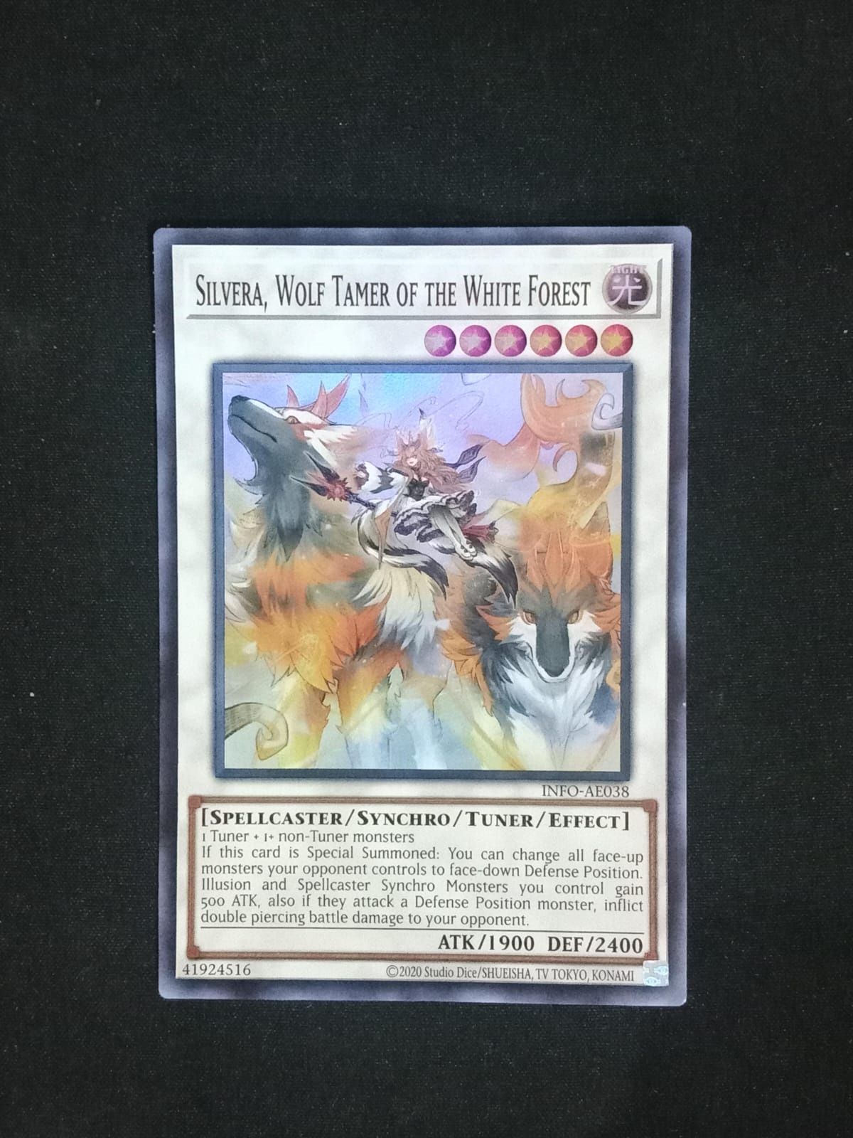 INFO-AE038 Silvera, Wolf Tamer of the White Forest Super Rare
