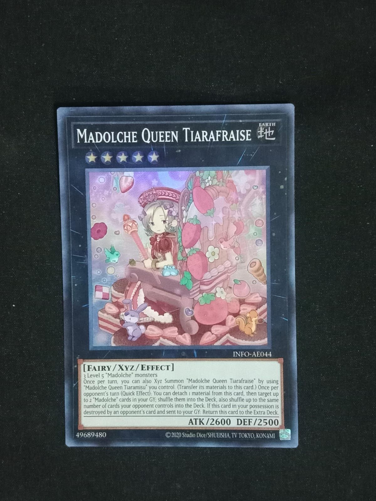 INFO-AE044 Madolche Queen Tiarafraise Super Rare