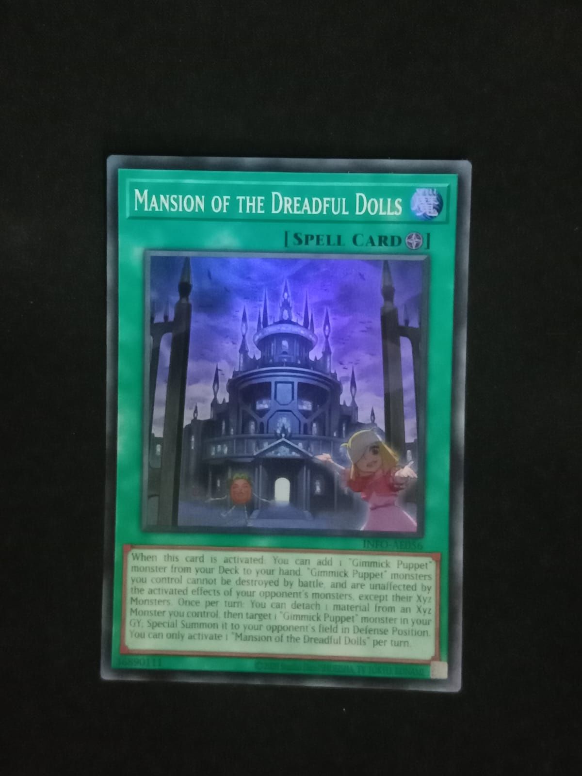 INFO-AE056 Mansion of the Dreadful Dolls Super Rare