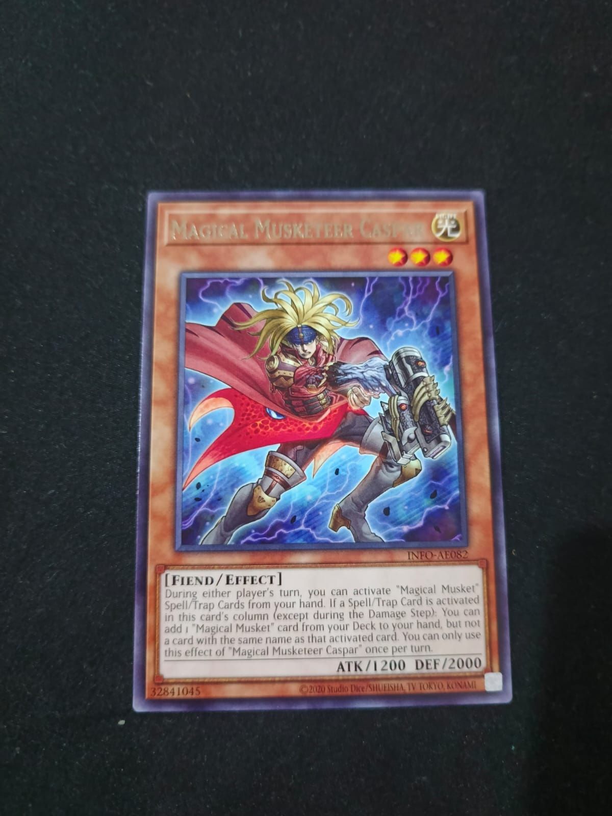 INFO-AE082 Magical Musketeer Caspar Rare