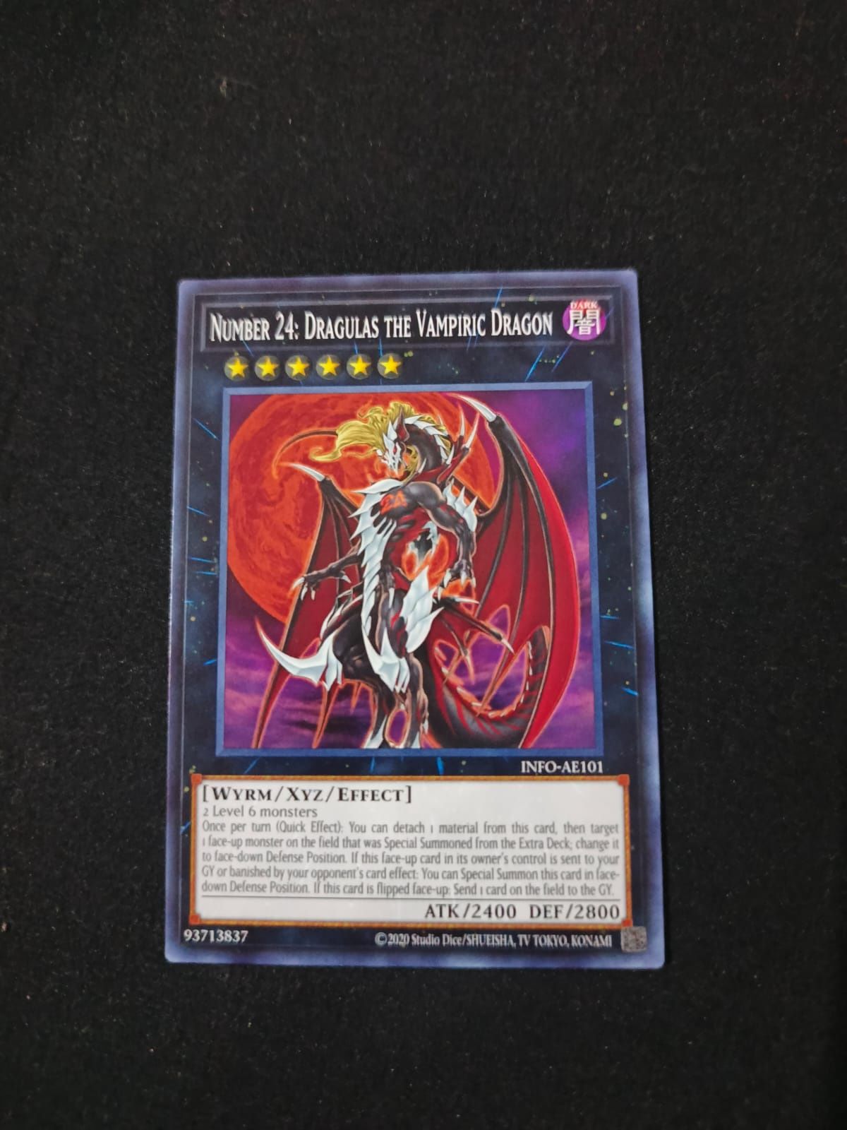 INFO-AE101 Number 24: Dragulas the Vampiric Dragon Common