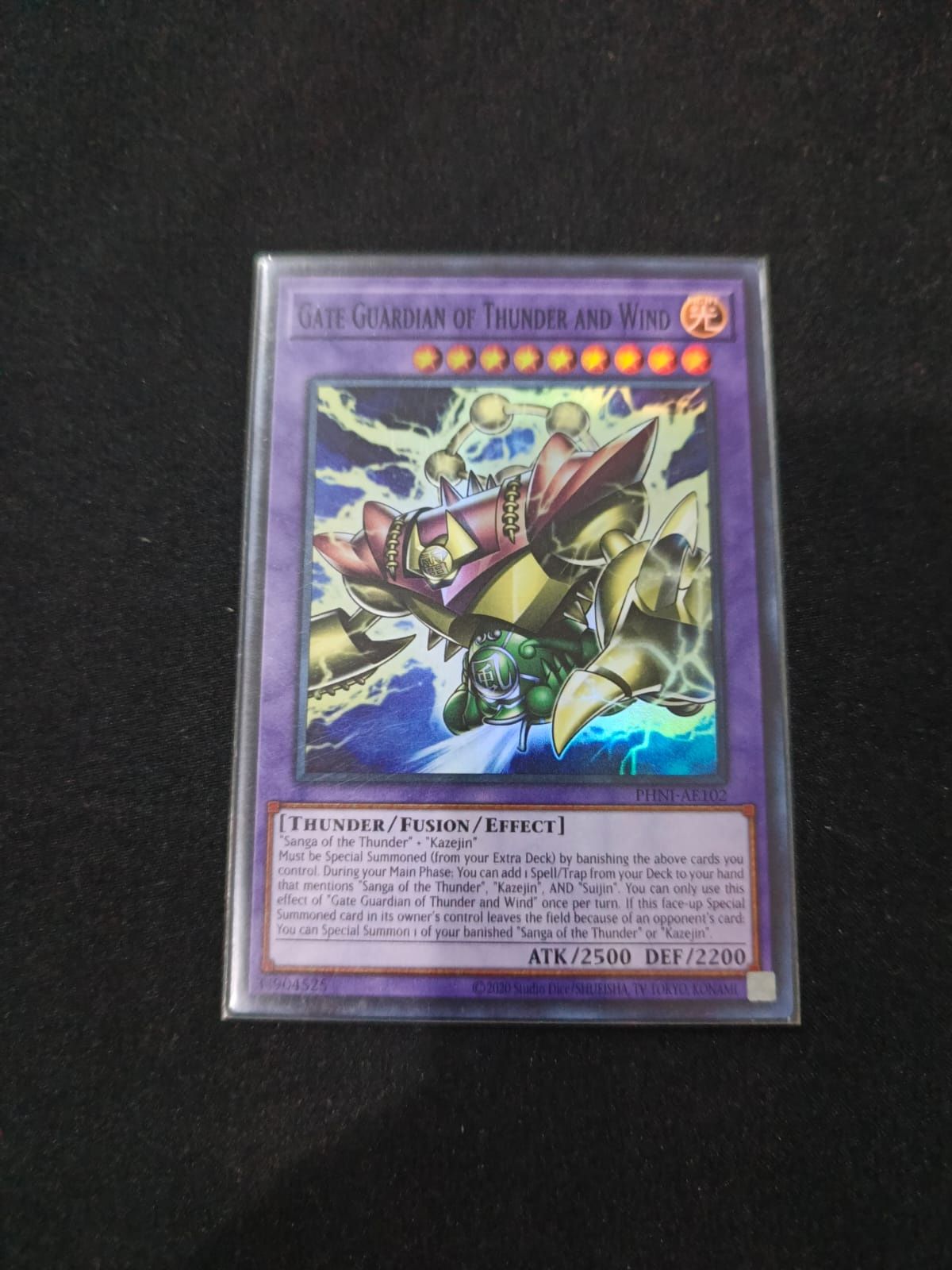 PHNI-AE102 Gate Guardian of Thunder and Wind Super Rare