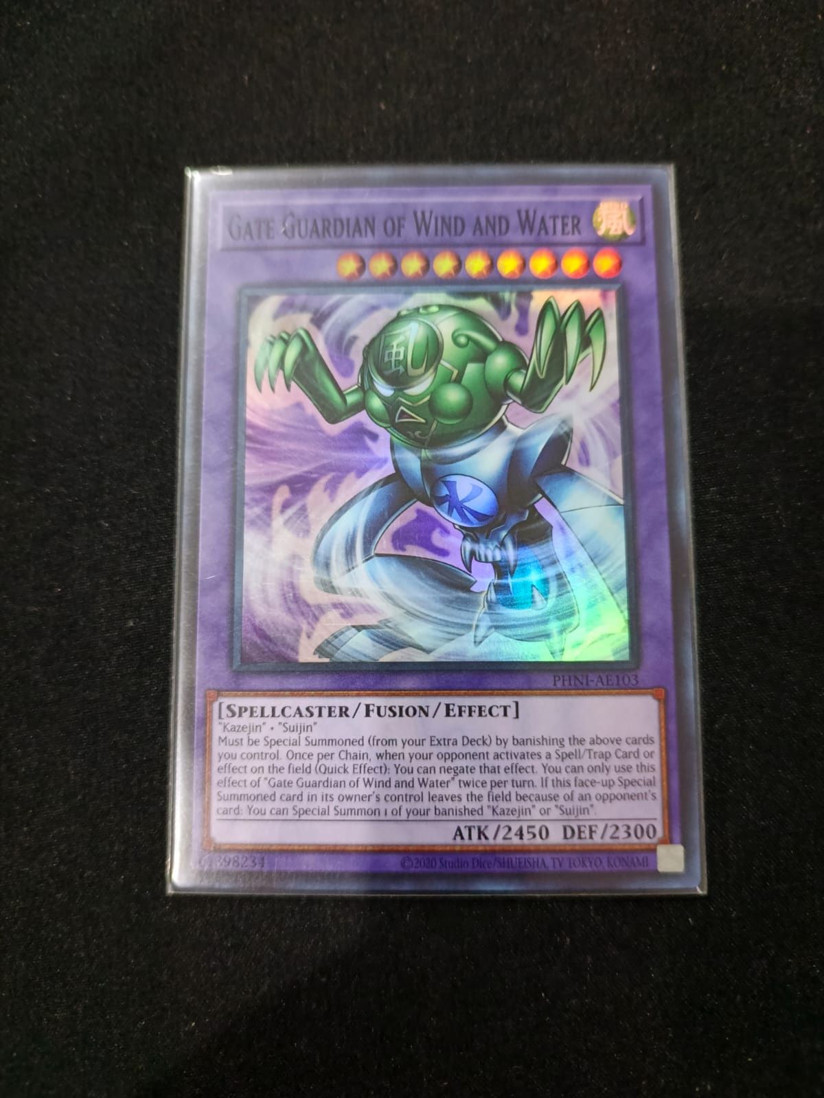 PHNI-AE103 Gate Guardian of Wind and Water Super Rare