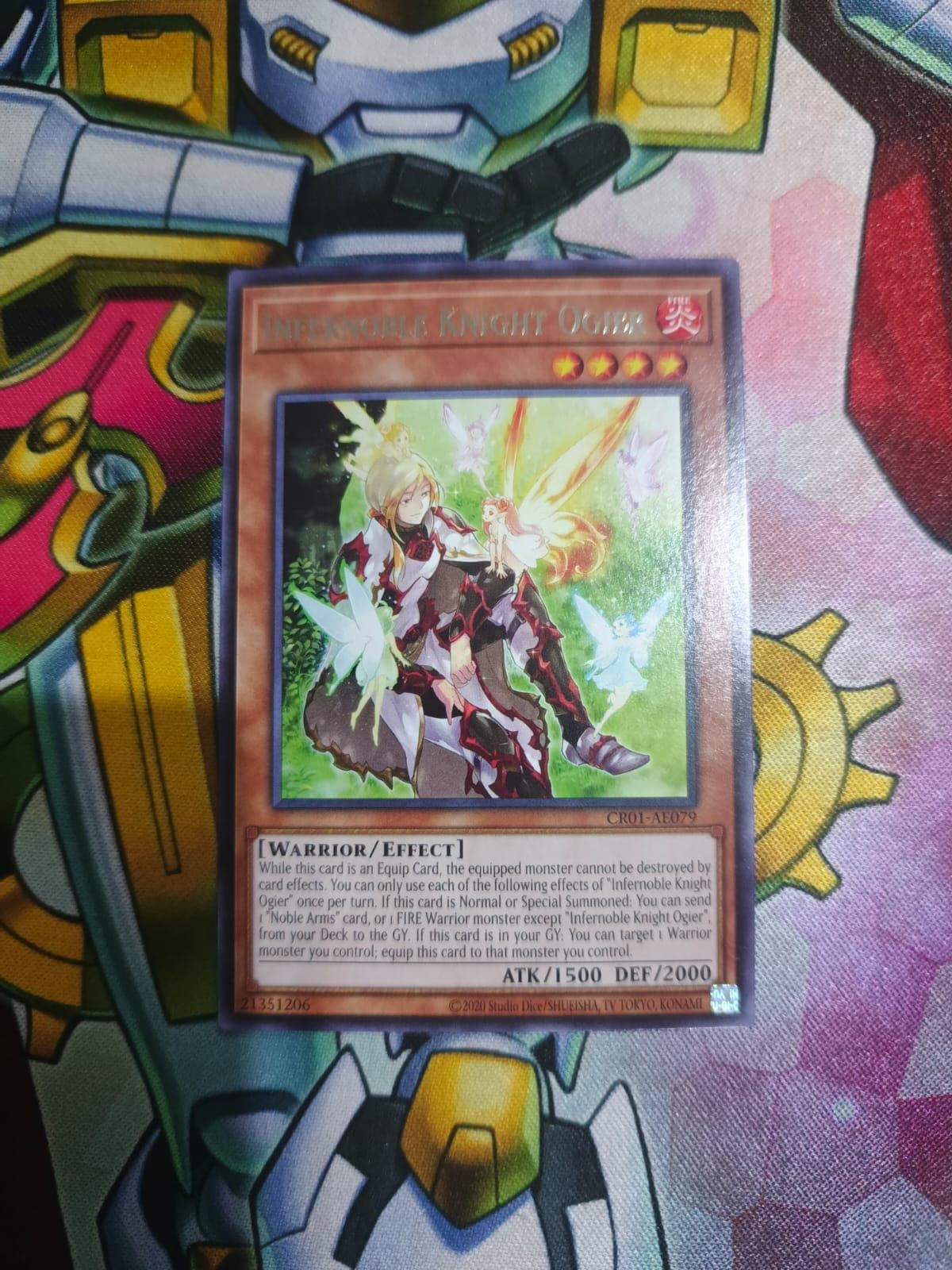 CR01-AE079 Infernoble Knight Ogier Rare