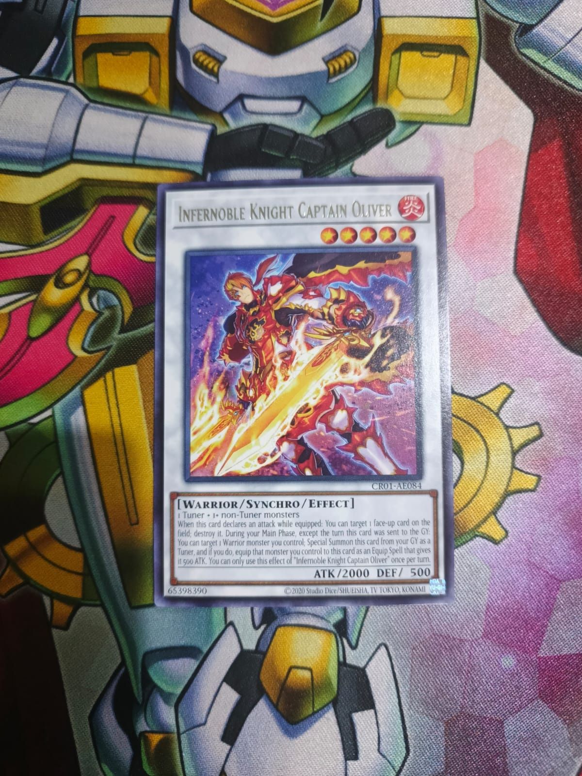 CR01-AE084 Infernoble Knight Captain Oliver Rare