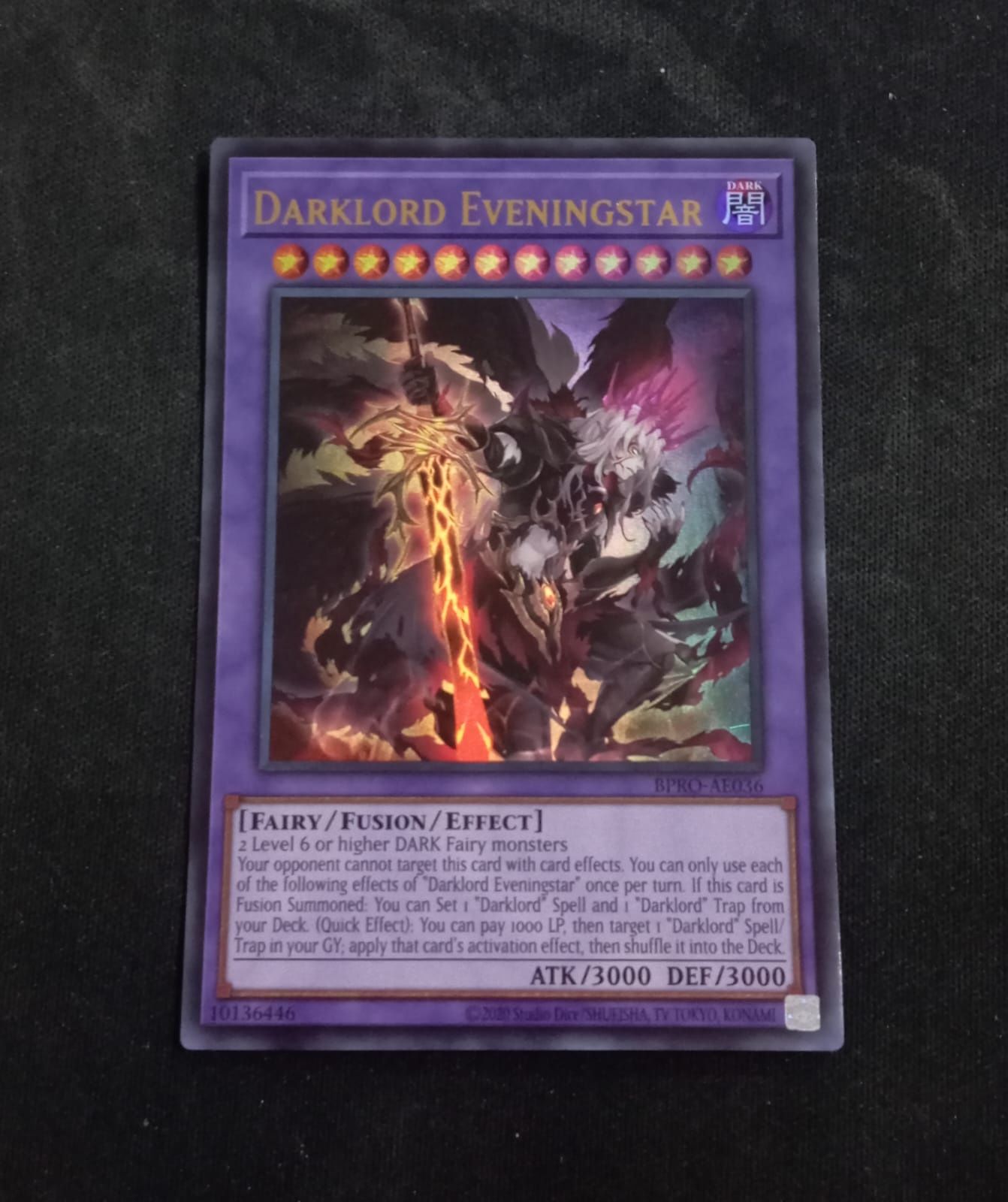 BPRO-AE036 Darklord Eveningstar Ultra Rare