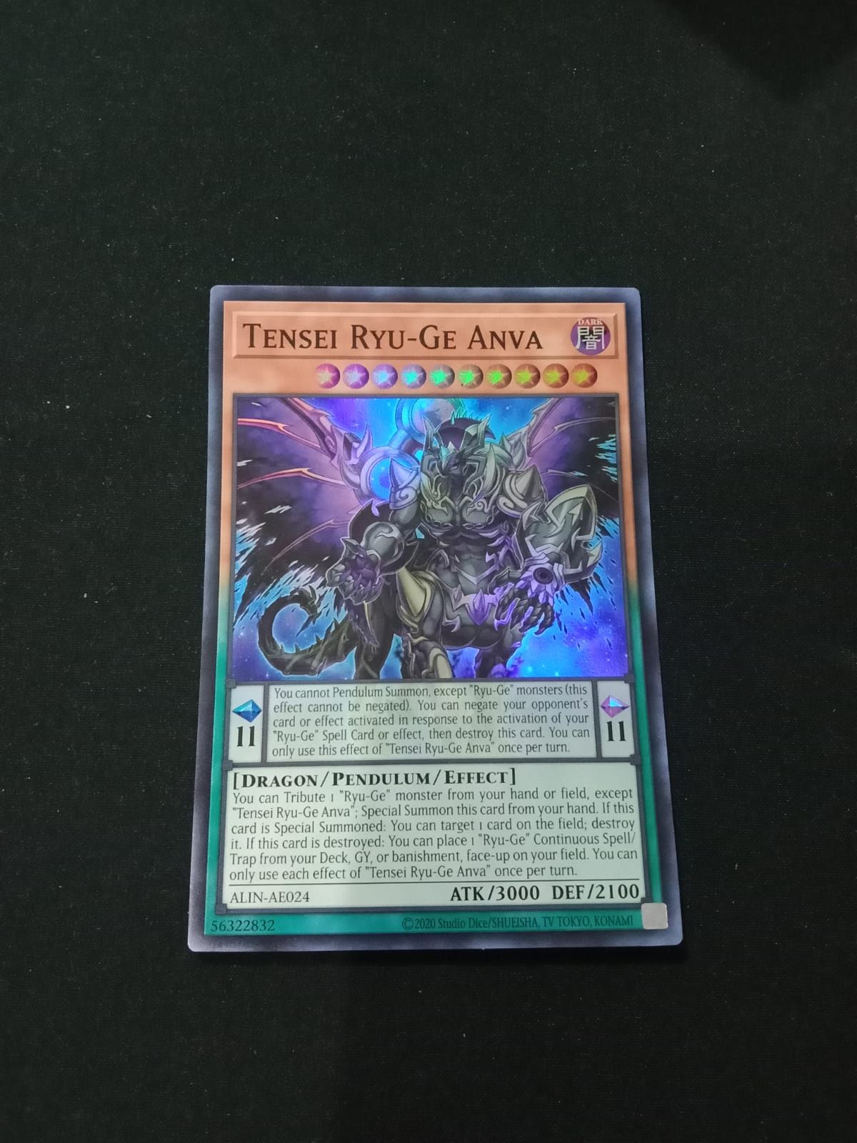 ALIN-AE024 Tensei Ryu-Ge Anva Super Rare