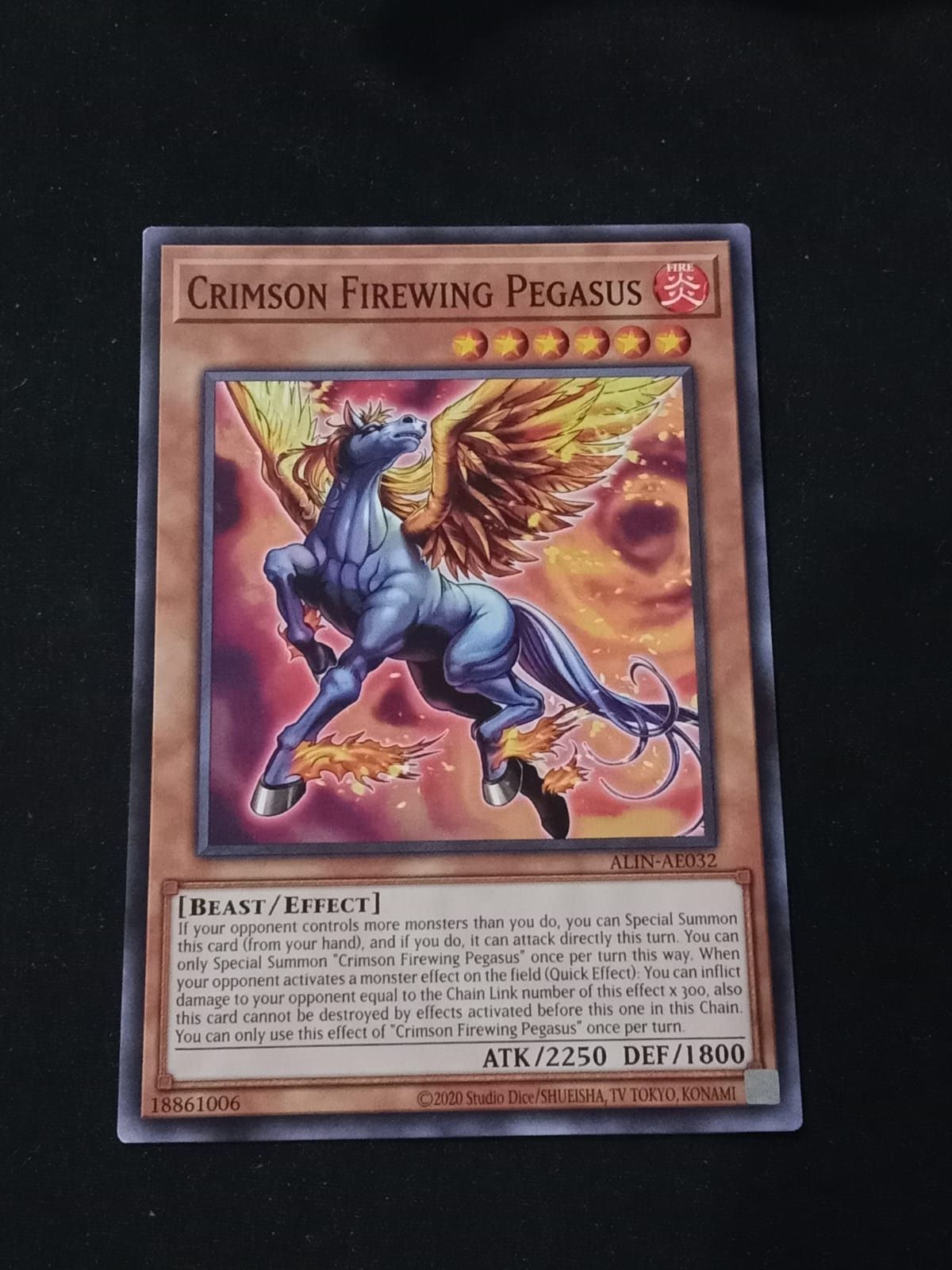 ALIN-AE032 Crimson Firewing Pegasus Common