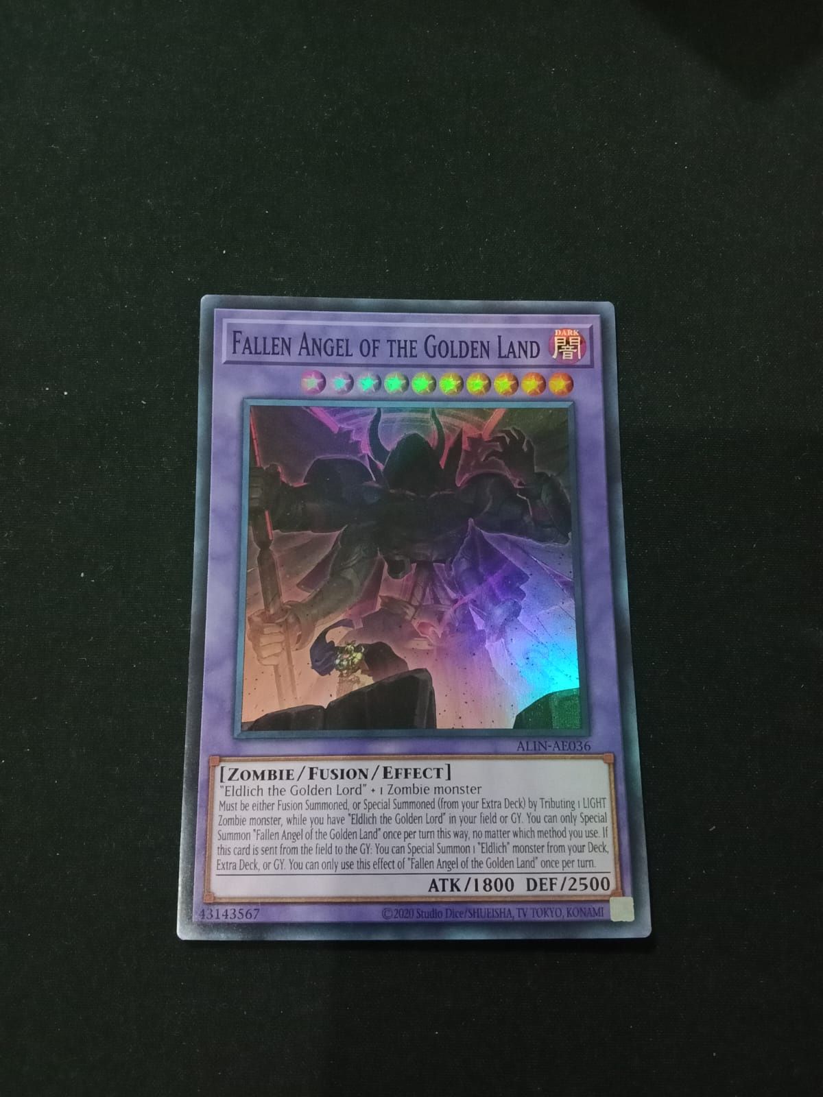 ALIN-AE036 Fallen Angel of the Golden Land Super Rare