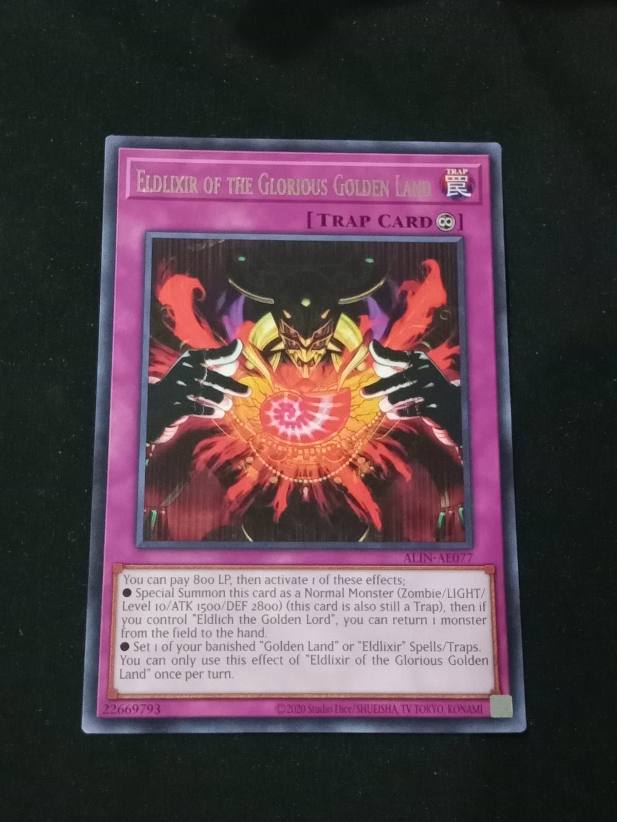 ALIN-AE077 Eldlixir of the Glorious Golden Land Rare