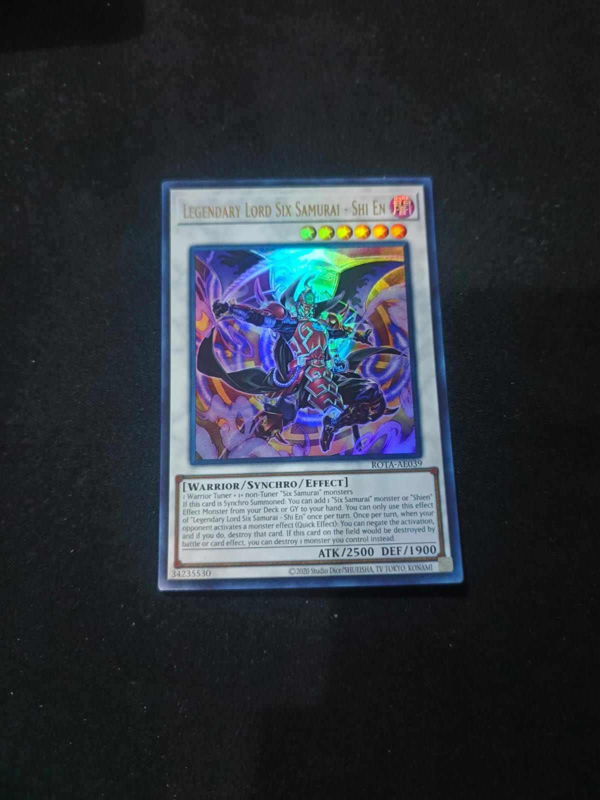 ROTA-AE039 Legendary Lord Six Samurai - Shi En Ultra Rare