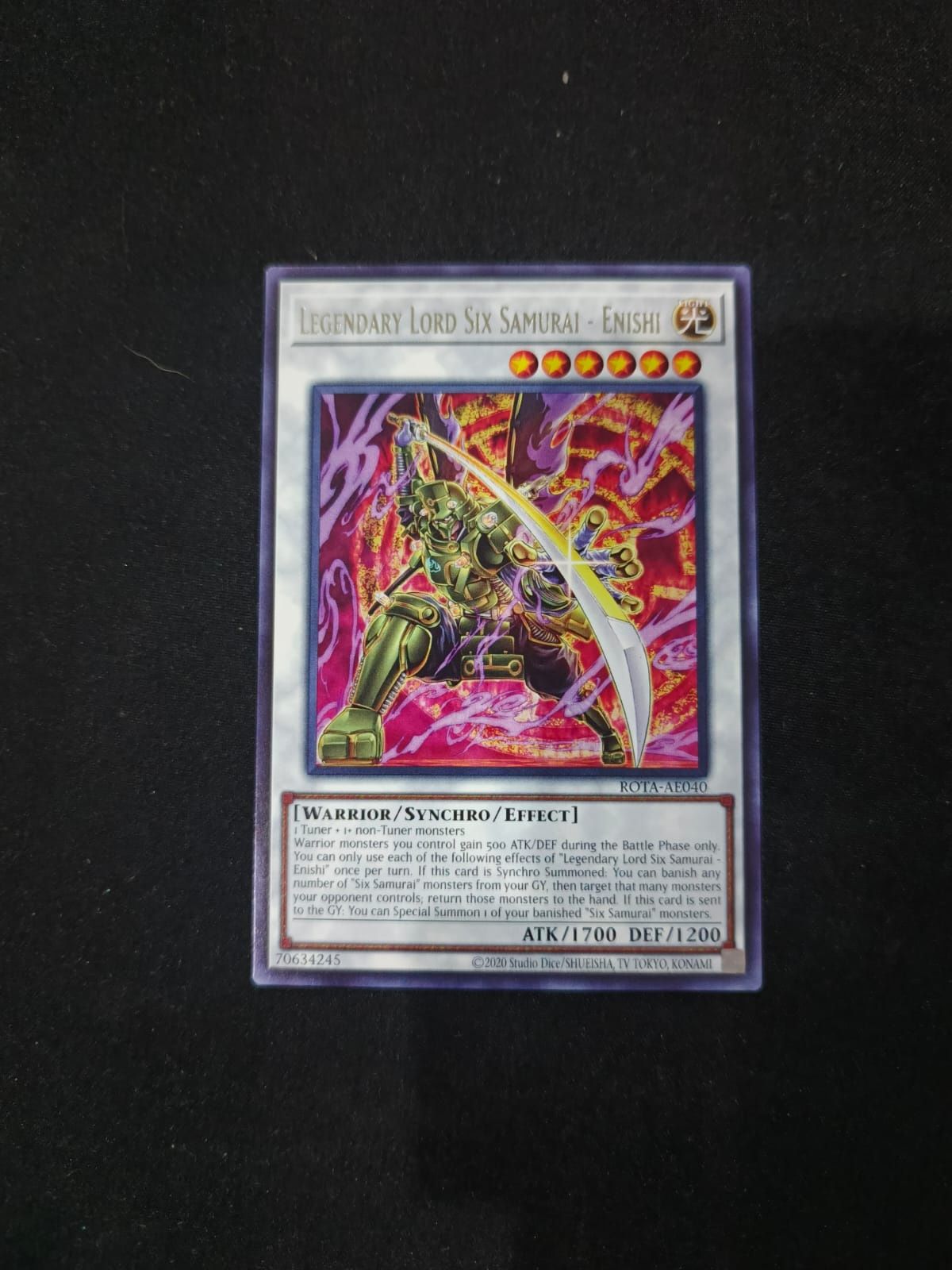 ROTA-AE040 Legendary Lord Six Samurai - Enishi Rare