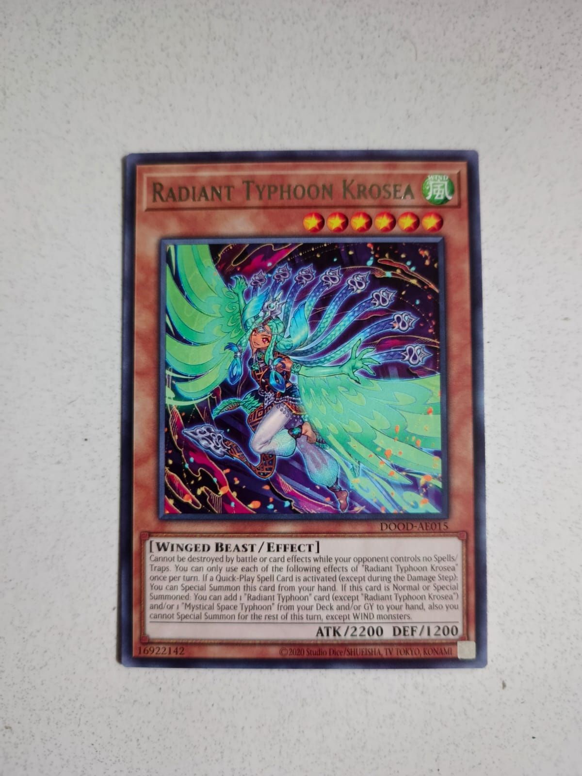 DOOD-AE015 Radiant Typhoon Krosea Rare