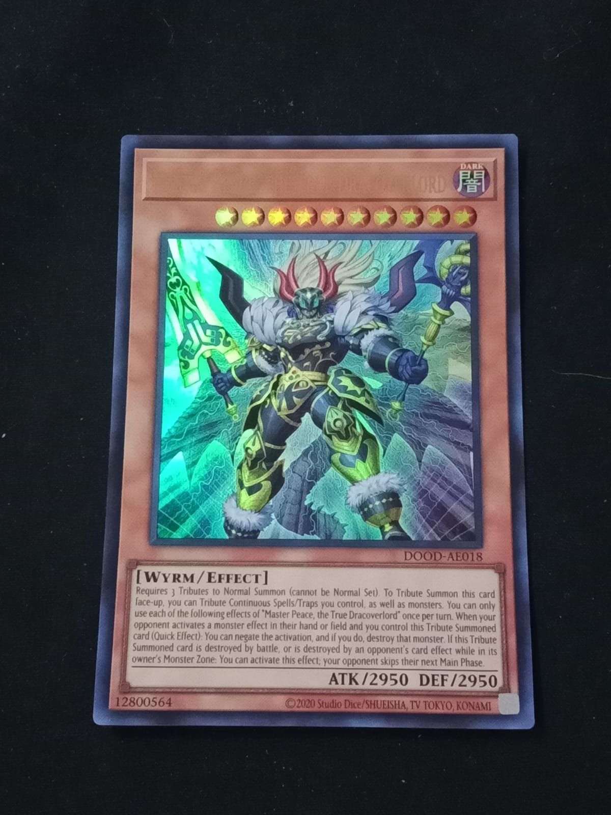 DOOD-AE018 Master Peace, the True Dracoverlord Ultra Rare
