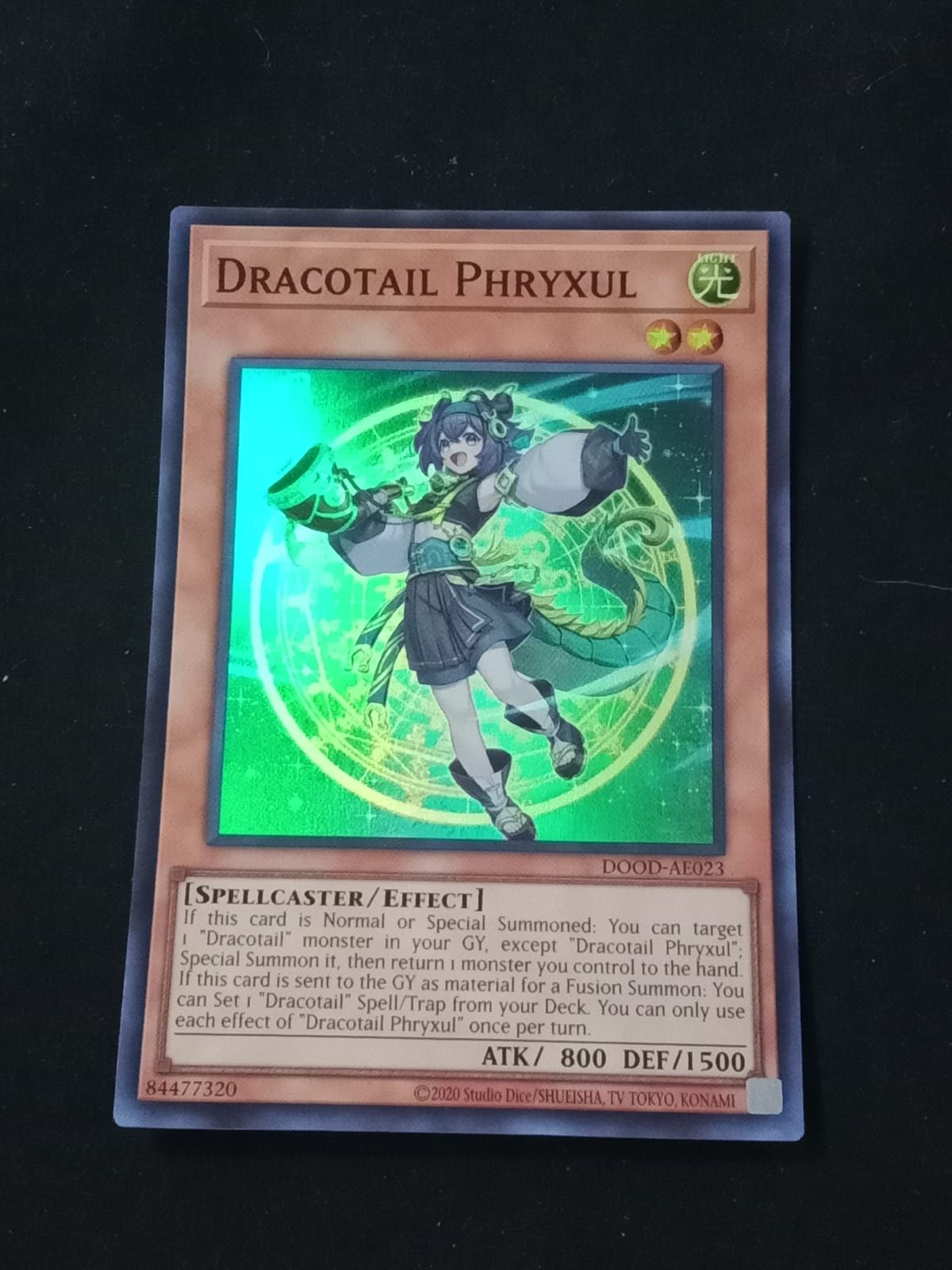 DOOD-AE023 Dracotail Phryxul Super Rare