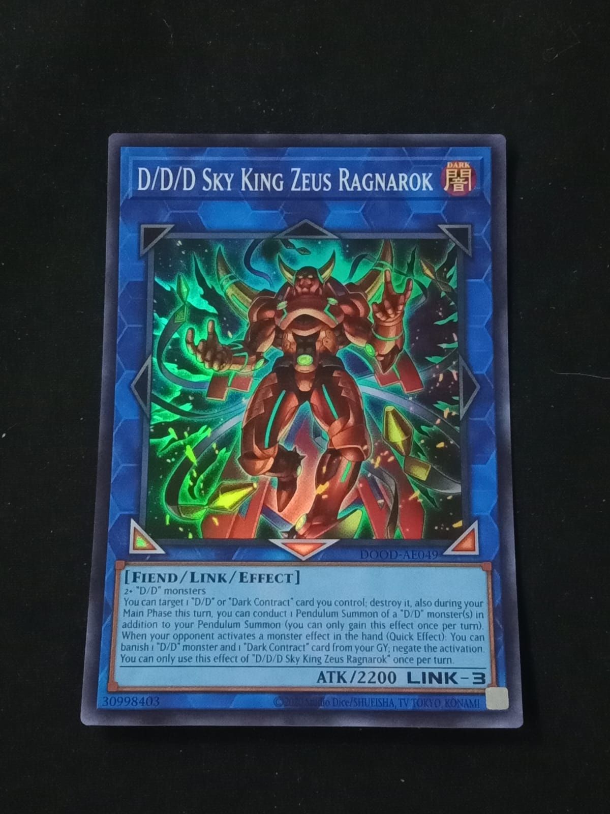 DOOD-AE049 D/D/D Sky King Zeus Ragnarok Super Rare