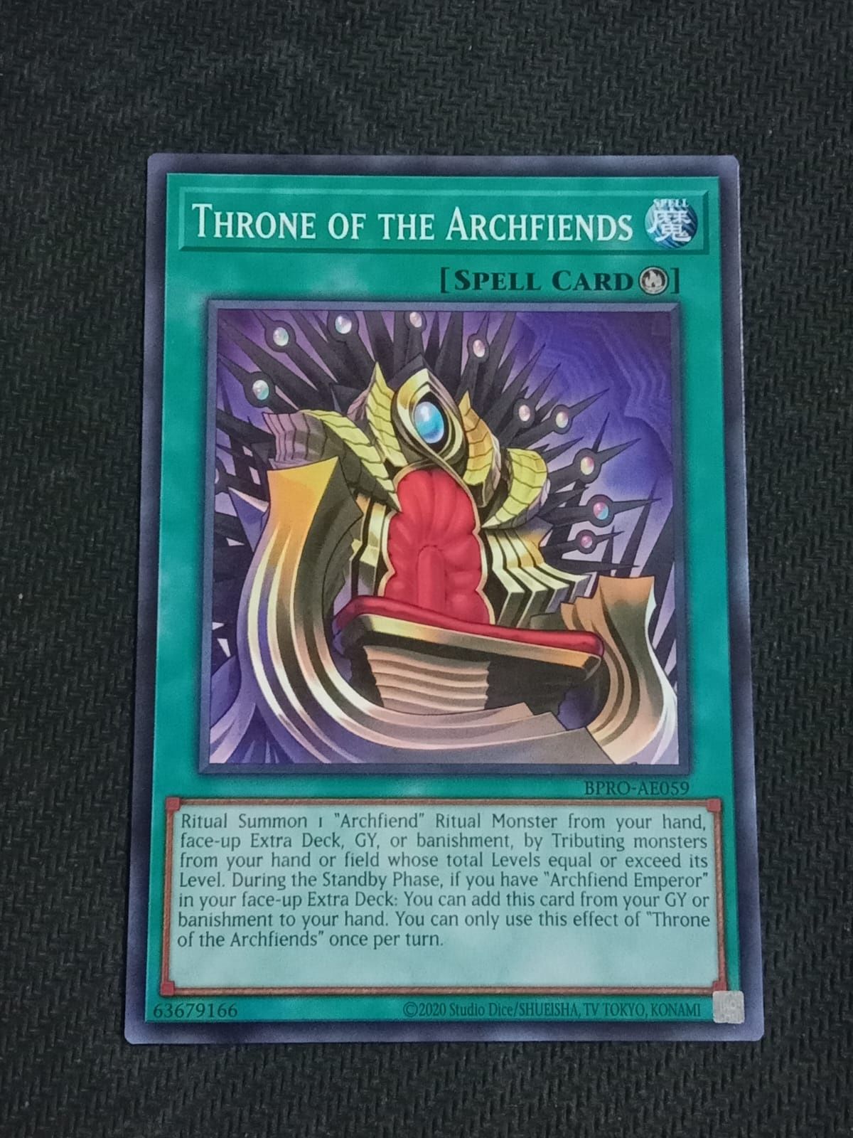 BPRO-AE059 Throne of the Archfiends Common