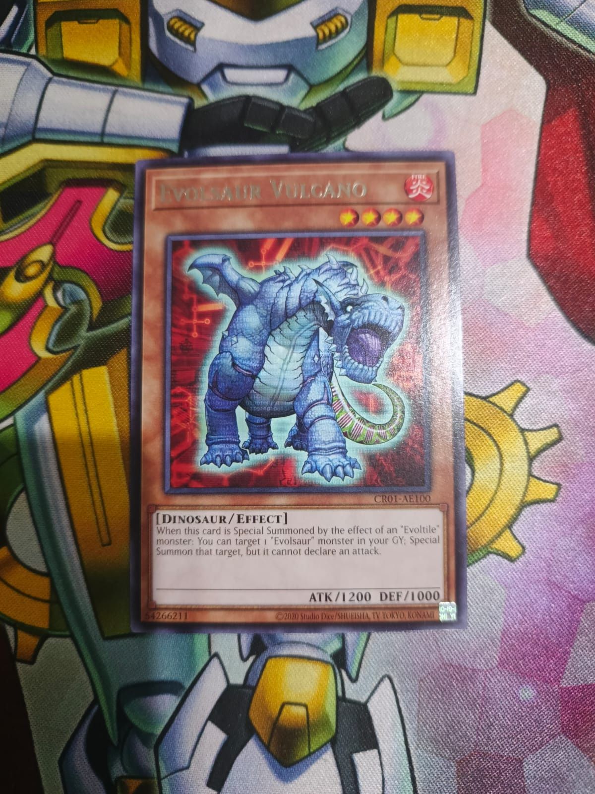 CR01-AE100 Evolsaur Vulcano Rare