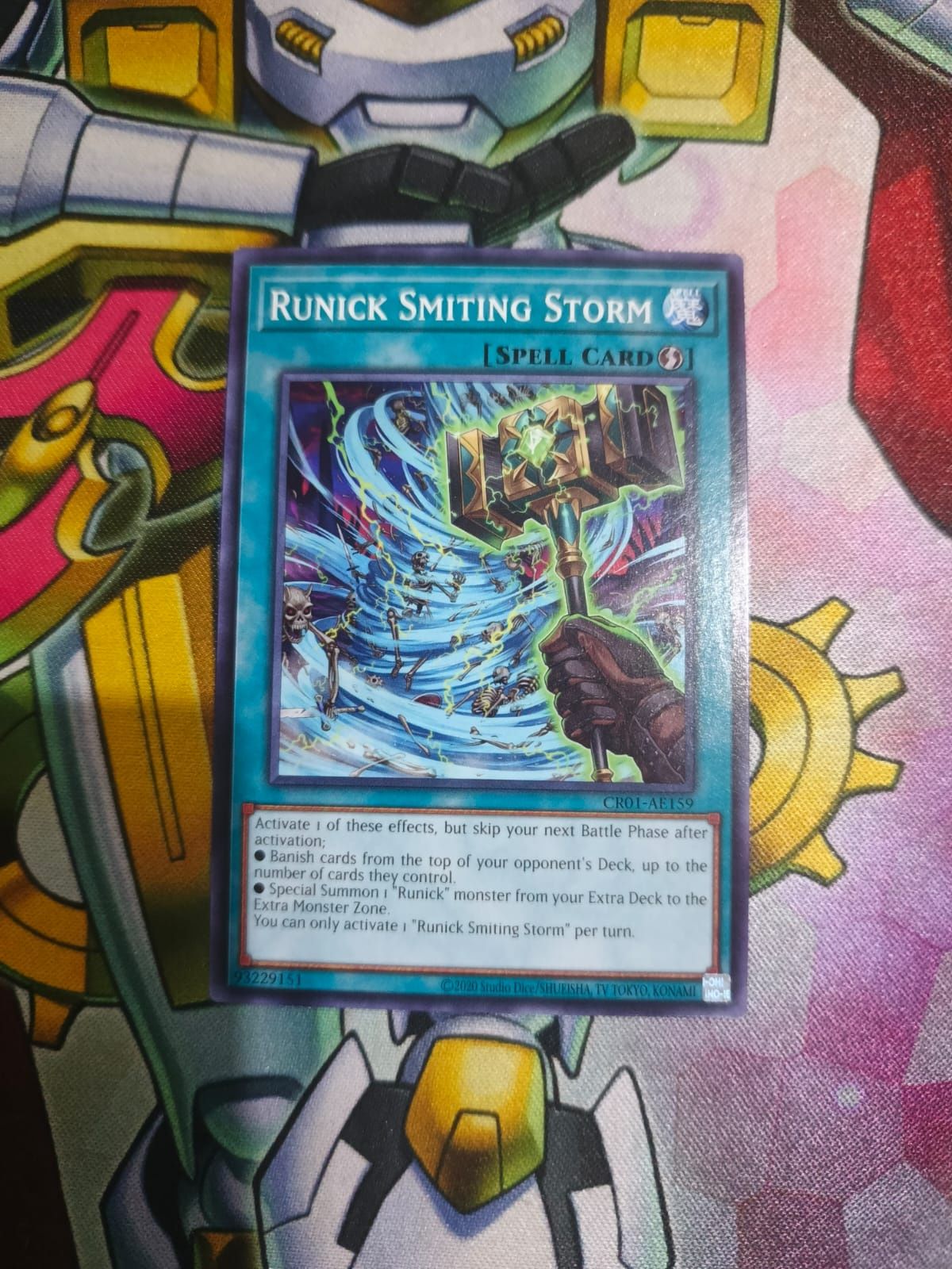 CR01-AE159 Runick Smiting Storm Common