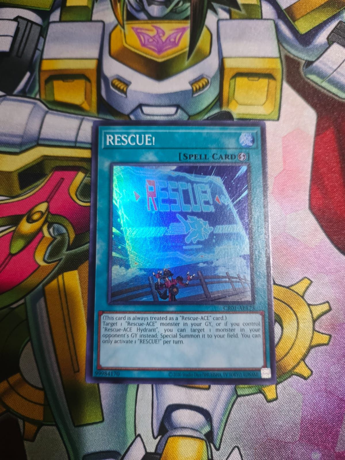 CR01-AE173 RESCUE! Super Rare