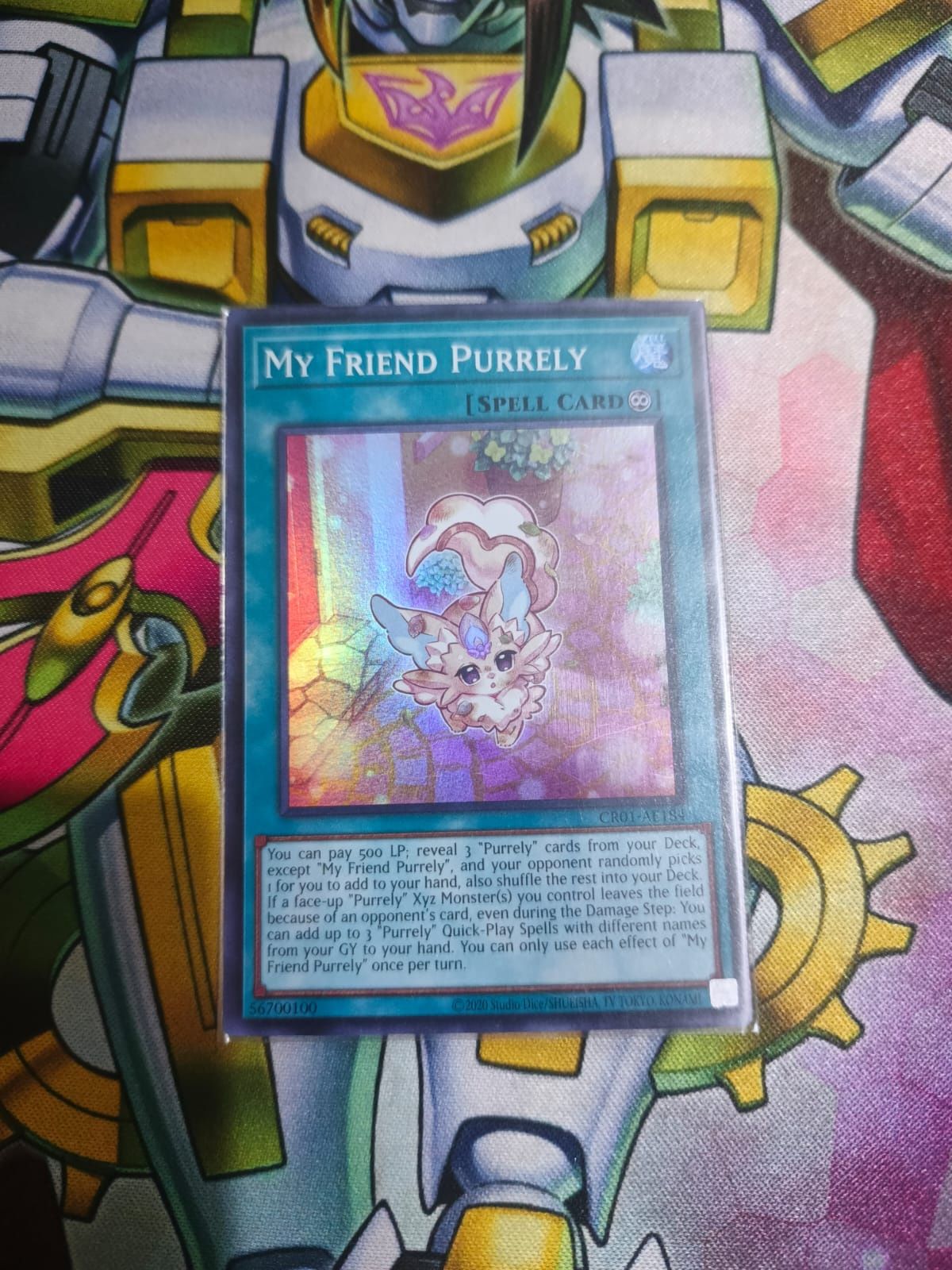 CR01-AE184 My Friend Purrely Super Rare