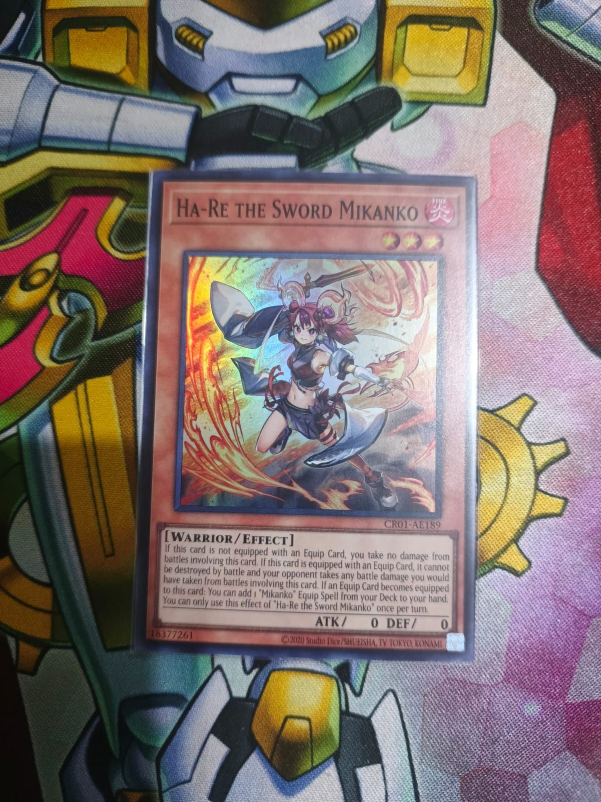 CR01-AE189 Ha-Re the Sword Mikanko Super Rare