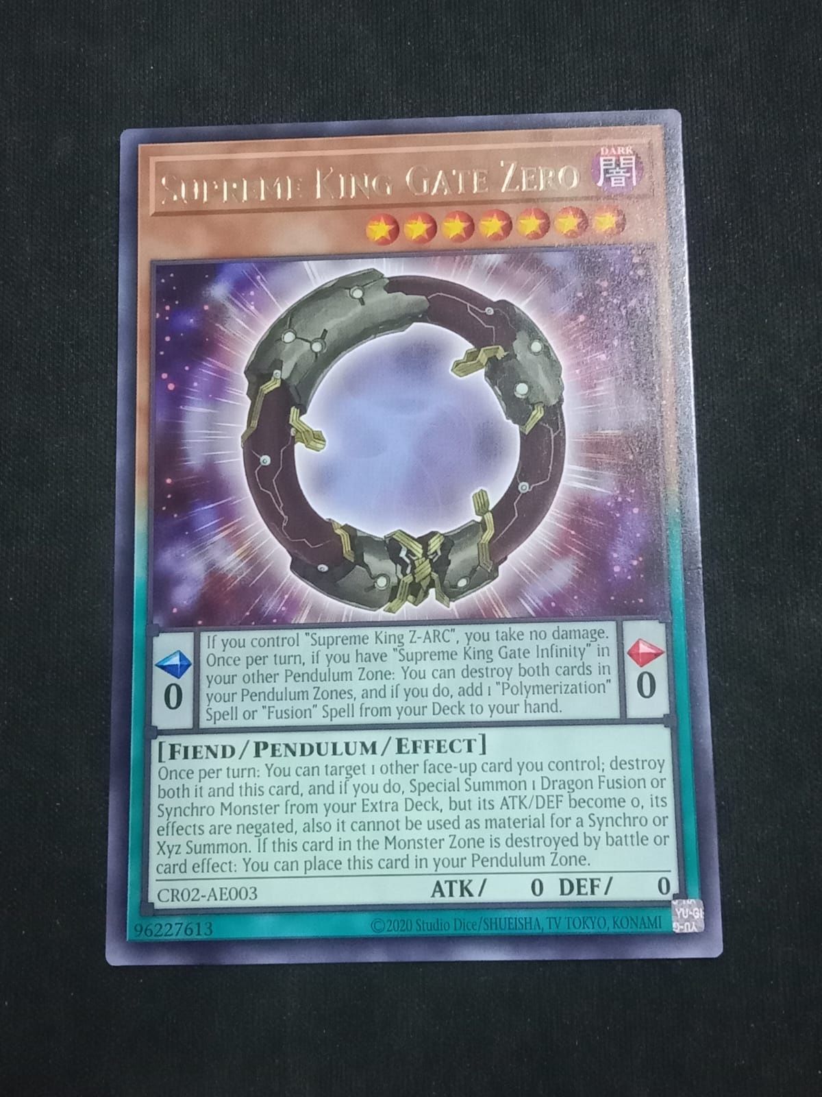 CR02-AE003 Supreme King Gate Zero Rare